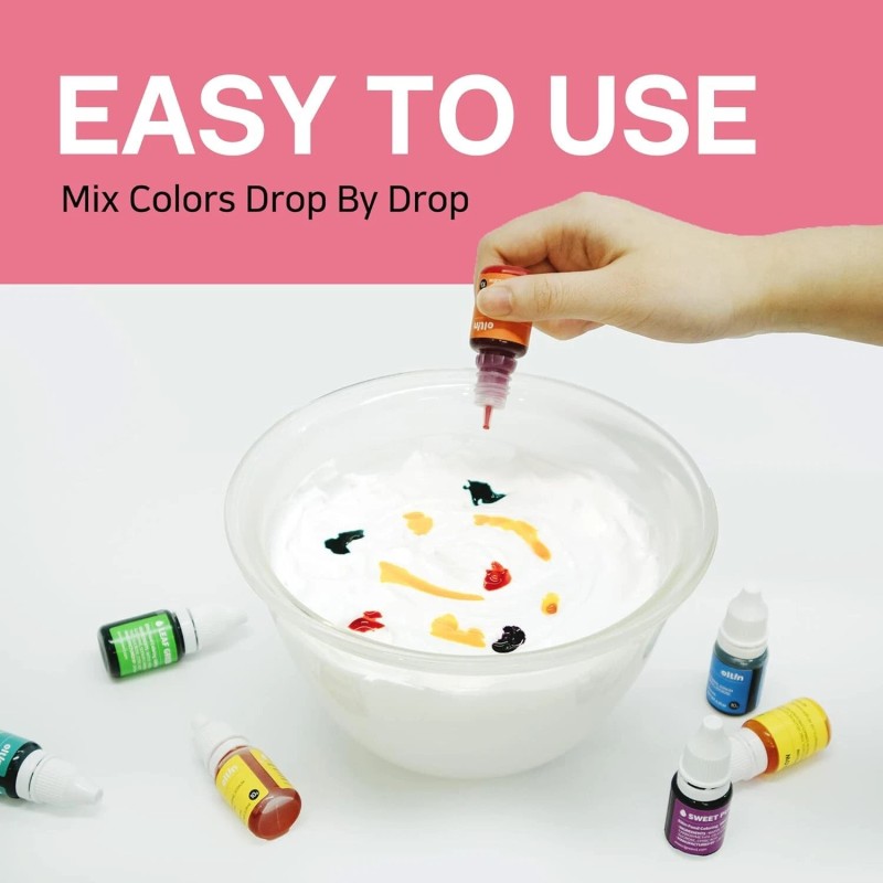 Eltin Food Coloring SET V1 Gel Food Coloring Liquid For