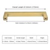 homdiy Brushed Brass Cabinet Handles Gold Cabinet Hardware 10Pack -