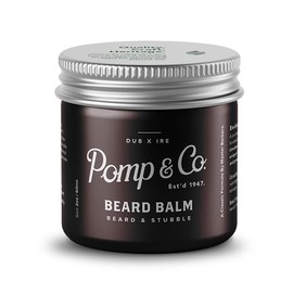 Pomp & Co. Beard Balm for Men, 60ml, Natural Moisturizer for Care and Maintenance, Controls Frizz, Softens and Conditions Facial Hair and Hydrates Skin