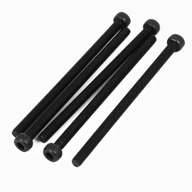 TOP-VIGOR 5Pcs M4-0.7 x 70mm Hex Socket Head Cap Screws, Fully Thread Allen Socket Drive DIN912, 12.9 Alloy Steel Machine Fastener Screws for Bicycle Motorcycle Machine Repairment