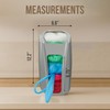 KICHLY Plastic Bags Holder, Durable Grocery Plastics Dispenser, Storage Organizer