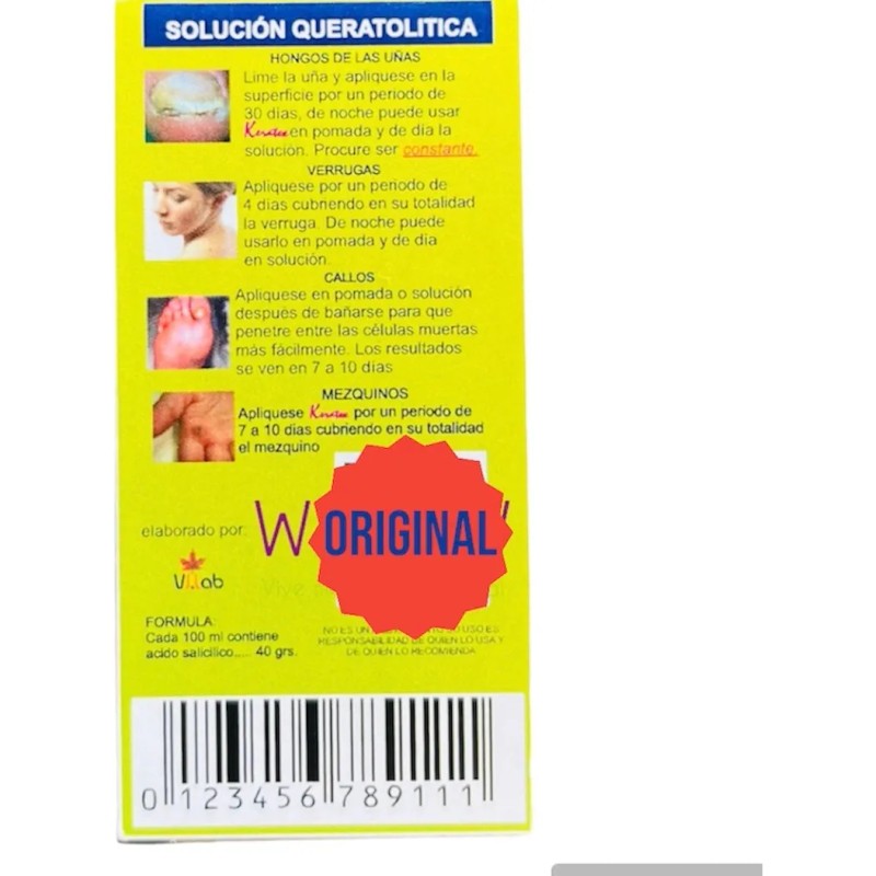 Keratex Para Hongos En Las Uñas Con Envío