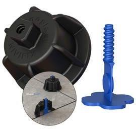 Brunoplast NIVIFIX 250x Thread Tabs Pro for 3 mm Joints (Standard/Linear), Levelling System for Laying Wall/Floor Tiles, Pull Tabs, Tile Laying Aid without Tile Wedges, Tile Tool