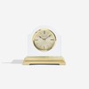 London Clock Gold Break Arch Mantel Clock, 14.5 x 15