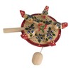Russian Novelty Game Chicken Pecking Paddle Hand Painted Handcrafted