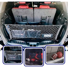 Envelope Style Trunk Mesh Cargo Net for Dodge Durango SXT GT SRT 1998-2025 - Car Accessories - Premium Trunk Organizers and Storage - Cargo Net for SUV - Vehicle Carrier Organizer for Dodge Durango