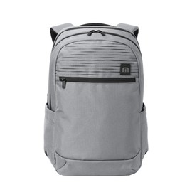 TravisMathew Approach Backpack with Laptop Sleeve, Water-Resistant Everyday Bag for Work, Travel & Hiking, Shadow Grey