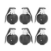 6PCS Kids Hand Grenades Toy with Realistic Sound Light Effect