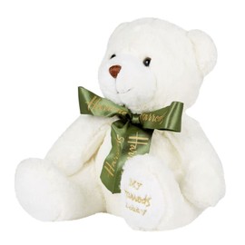 Harrods My Harrods Teddy Bear Plush Toy (White)