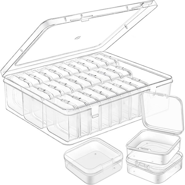 30 pieces small storage boxes (5.5 x 5.5 x 2