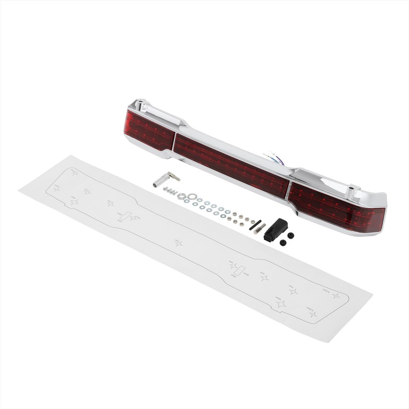 TCMT LED Tail Light Trunk Wrap Around Fits For Harley
