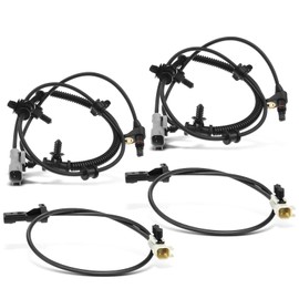 A-Premium ABS Wheel Speed Sensor Compatible with Jeep Models - Grand Cherokee 2005-2010, Commander 2006-2010, Sport Utility - Front and Rear Driver and Passenger Side, 4-PC Set
