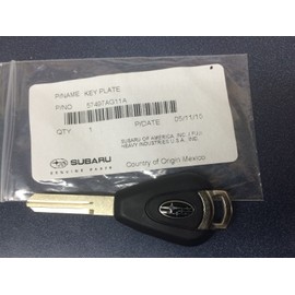 2005-2007 Subaru Genuine Chipped Key Blank Legacy Outback 57497AG11A OEM NEW