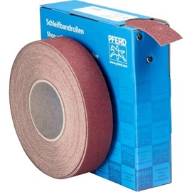 PFERD Sanding Belt Roll | Fabric, 38 mm x 25 m, Corundum A60 | 45016406 - for Universal Use