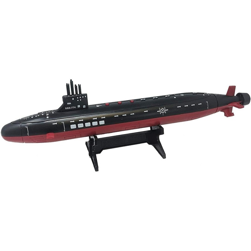 Toy Aircraft Carrier Submarine Battleship Destroyer Combo and 8 Mini
