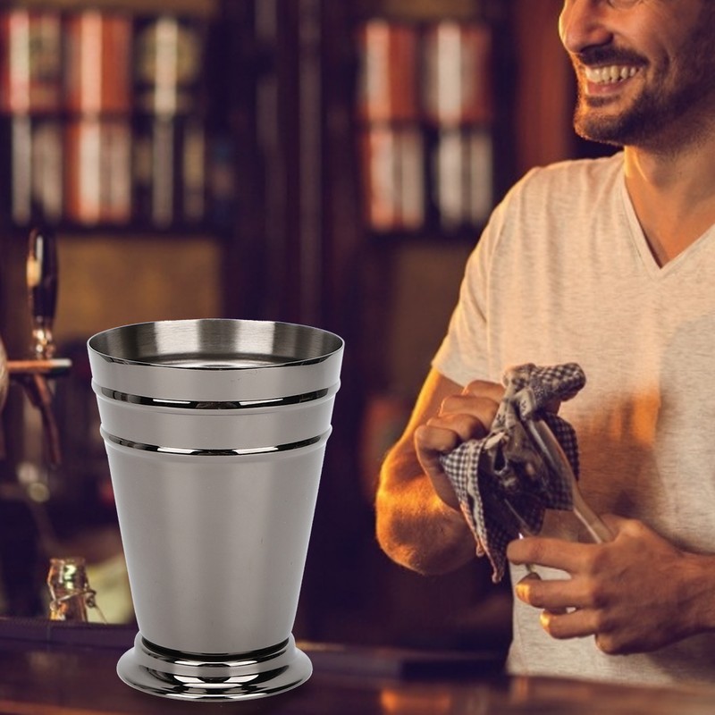304 Stainless Steel Iced Cocktail Cup Drinking Wine Mug Anti