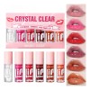 Set De 6 Brillos Labiales Cristal Hidratantes Y Duraderos