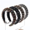 DouuYuhet Sparkle Diamond Crystal Headband Rhinestone Women Headband Padded Wide
