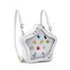 Aunewrick Star-Shaped Ita Bag, Star Purse Pin Backpack PU Cute