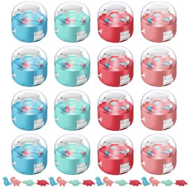 Mini Claw Dinosaur Machine Toys, Mini Claw Machine Prizes for Kids Figures Arcade Grabber Game Christmas Birthday Gifts Party Favor for Boys Girls(Dinosaur Style, 16 Pcs)