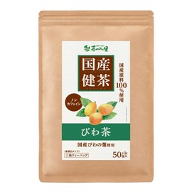 Chatsumi no Sato Domestic Biwa Tea Bag 0.1 oz (3 g) x 50 Package, Non-Caffeinated Healthy Tea, Loquat Leaf Tea, Loquat Leaf Tea