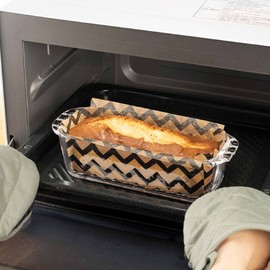 HARIO HPND-85-BK Heat Resistant Glass, Pound Shape, 28.9 fl oz (850 ml), Buono Kitchen Au Gratin Dish, Made in Japan