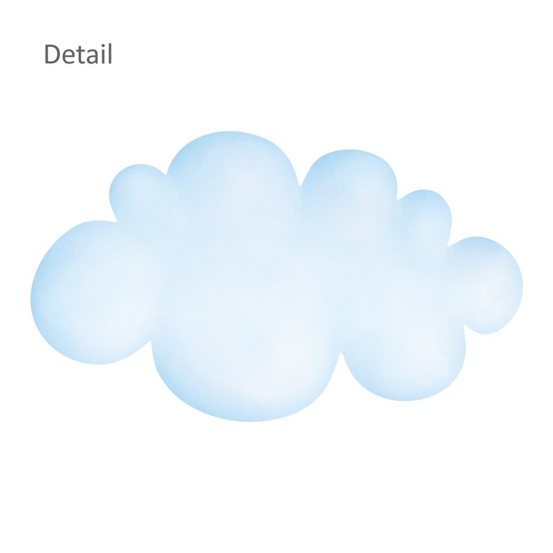 DECOWALL DS-8030 Clouds in the Sky Wall Sticker Wall Decoration