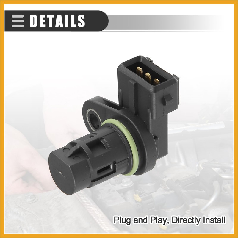 Partuto Camshaft Position Sensor, for Hyundai Elantra 2003-2016, ABS, No.3935023700/3935023910,