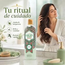 Shampoo Huichol Artesanal Anticaida Jojoba  Bergamota                                                                                                 