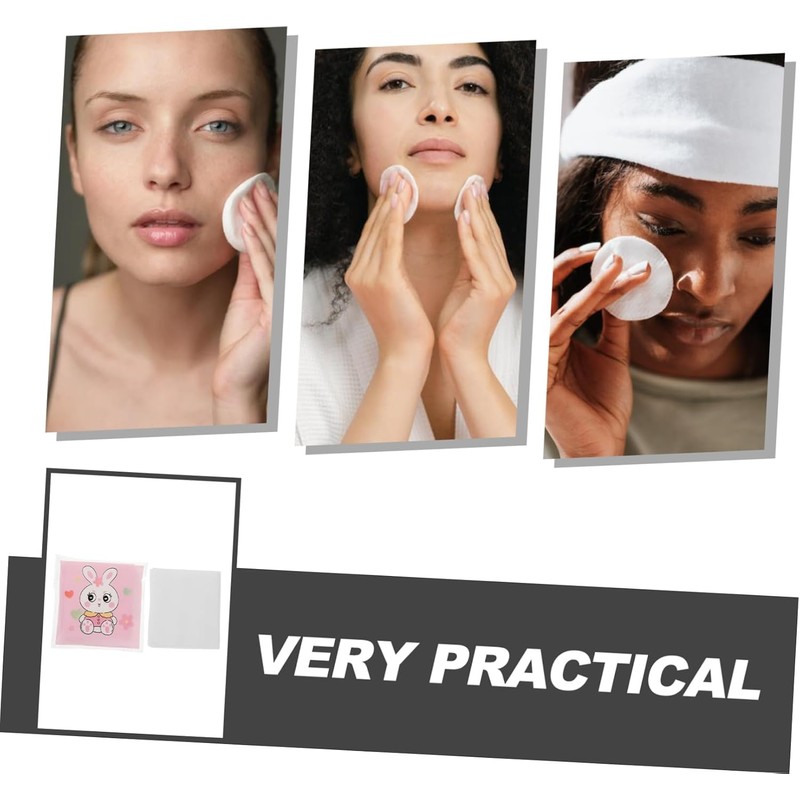 10bolsas Discos Desmaquillantes Desechables Para Mujeres Limpiadores Faciales Pequeños Para