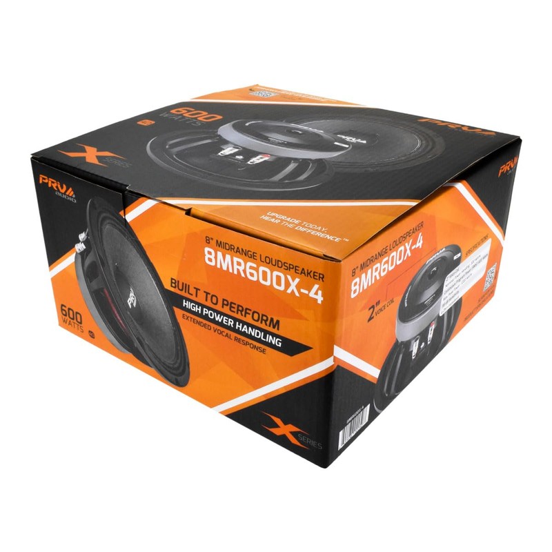 PRV AUDIO 8 Inch Midrange Speaker 8MR600X-4, 600 Watts 4