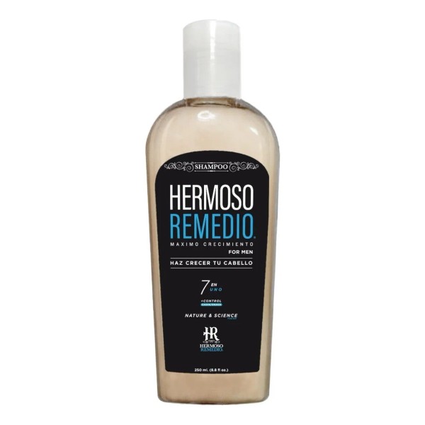 Shampoo Hermoso Remedio anticaida crecimiento acelerado reparador hidratante anticaspa para