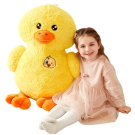 Ikasa Large Duck Stuffed Animals Giant Soft Plush Toy,19" Cute Huge Jumbo Fluffy Pl...