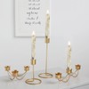 Eywamage Birch Bark Flameless Taper Candles with Remote, Short Wood