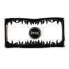 DMSE Universal Metal Shark Tooth Teeth Jaws License Plate Frame