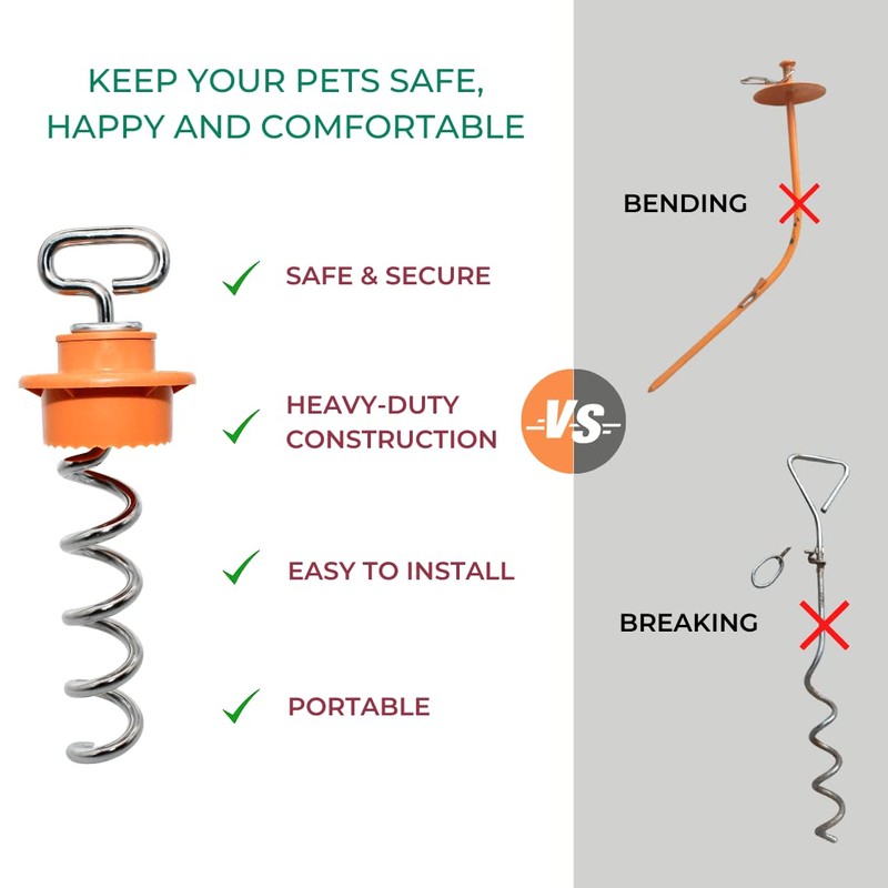 Intellileash Dog Tie Out