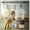 FABULETTA Quite Air Humidifier Diffuser for Bedroom Large Room Cool/Warm