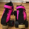 1 pair Roller Skate Toe Guards Protectors Leather Flat Toe