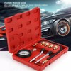 ZENWORYS 8Pcs Petrol Engine Cylinder Compression Tester Kit Gauge Tool