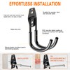 HUPBIPY Heavy Duty Garage Hooks 4 Pack, J Shaped Hanger,