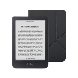 Kobo Clara BW eReader with Case Bundle (Black SleepCover, Case Bundle)