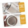 Ciieeo 5pcs Stainless Steel Water Mugs Metal Drinking Cups for