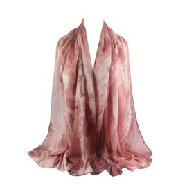 Women Hijab Watercolour Floral Printed Breathable Light Weight Soft Rayon Viscose Woven Muslim Women Shawl Hijab Scarf