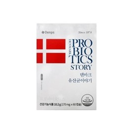 Denps Danish Lactobacillus Story 170mg x 60 capsules x 1 box SCZ / 덴프스 덴마크 유산균이야기 170mg x 60캡슐 x 1박스 SCZ