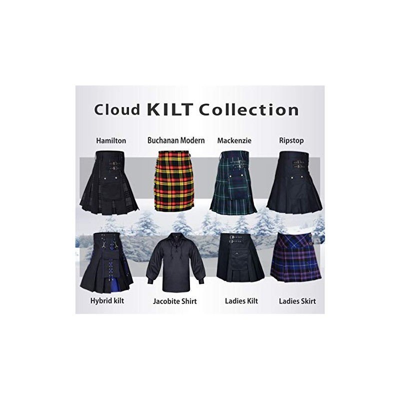 Leather Kilt Belt Brown S 32 - M 37