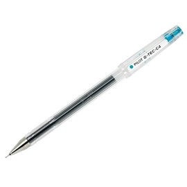 1 x G-Tec C4 0.4mm Microtip Rollerball Pen Light Blue