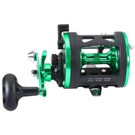 Sougayilang Trolling Reel, Smooth Powerful Boat Fishing Ocean Reel, Saltwater Level Wind Reels for Catfish, Musky, Sea Bass, Salmon-G30L