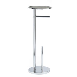 Better Living Products 54584 OVO Toilet Caddy with Tray, Chrome