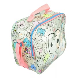 ATM Lonchera Atm 0332 Color Transparente/rosa - 11cm X 20cm