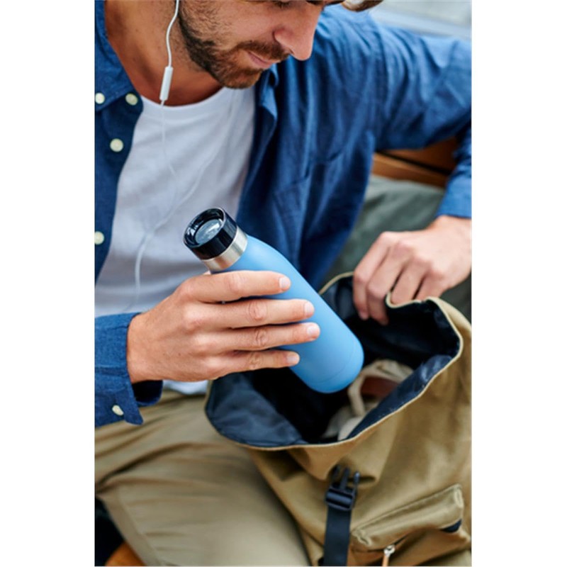 TEFAL BLUDROP Water Bottle, Reusable Stainless Steel Bottle, Hot and